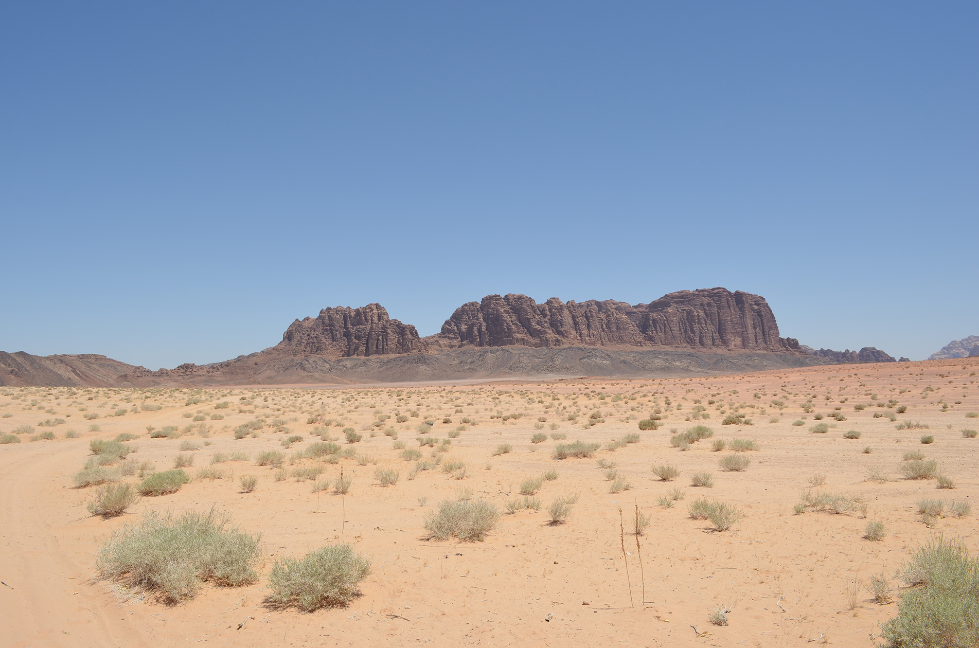 The far south of Wadi Rum