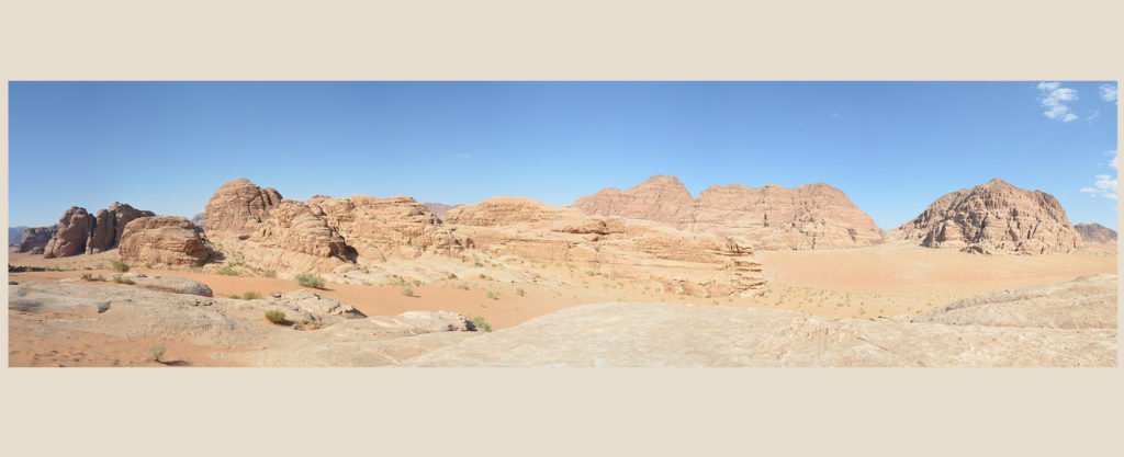 Le désert du Wadi Rum